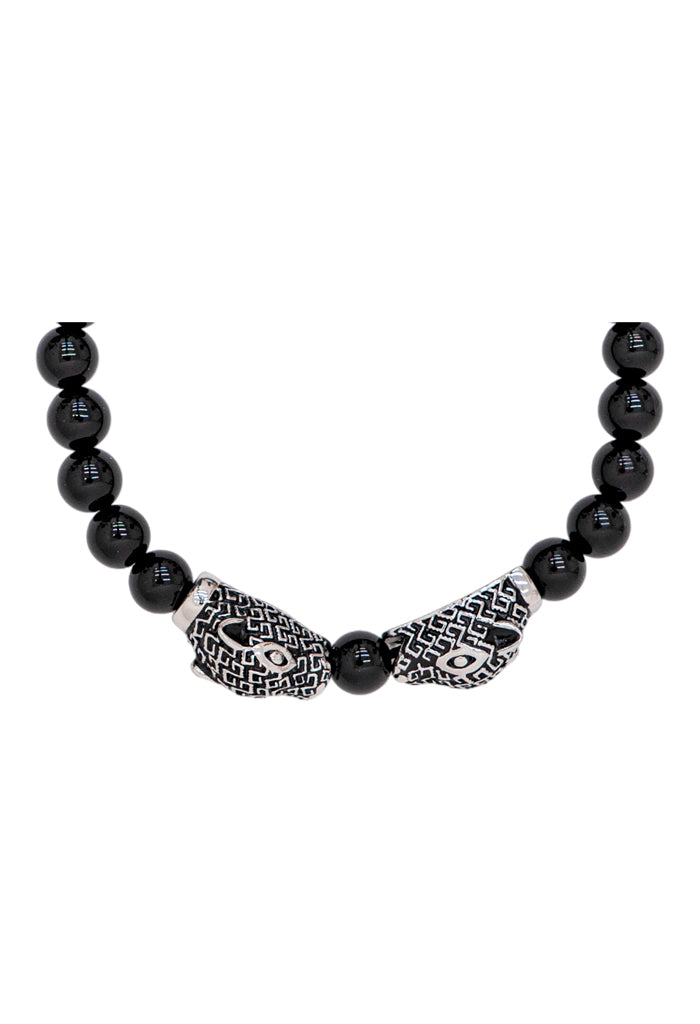 Pulsera Ajustable Jaguar Mitla Y Ágata