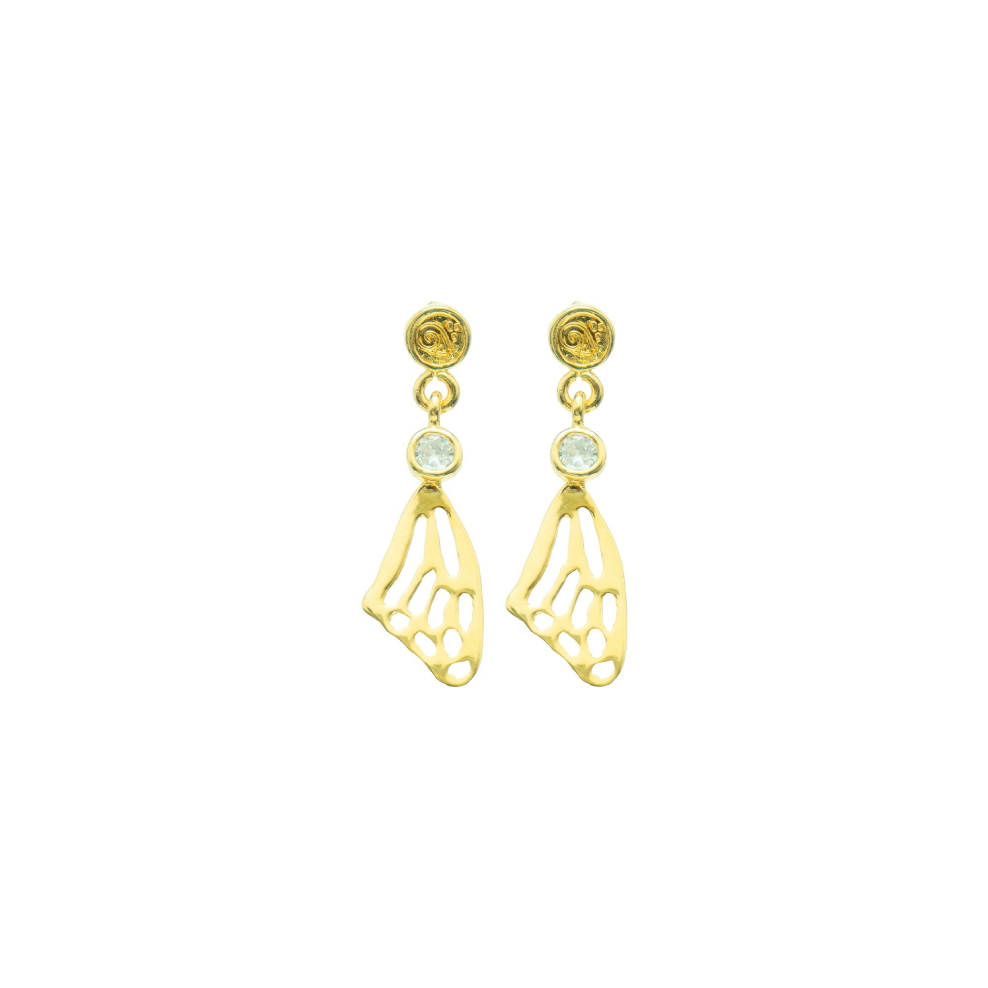 Aretes Alas de Mariposa Impar
