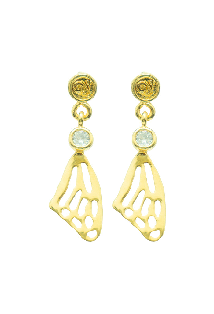Aretes Alas de Mariposa Impar