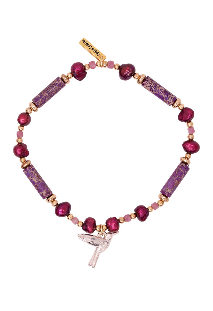 Pulsera Alegría, Piedras Y Perlas