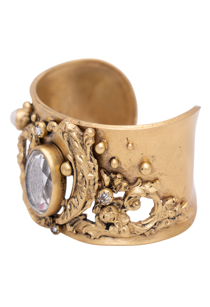 Brazalete Ajustable San Benito Dorado