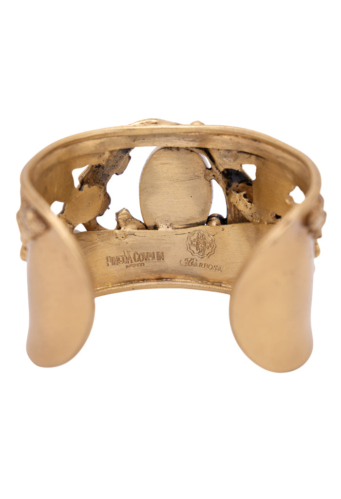 Brazalete Ajustable San Benito Dorado