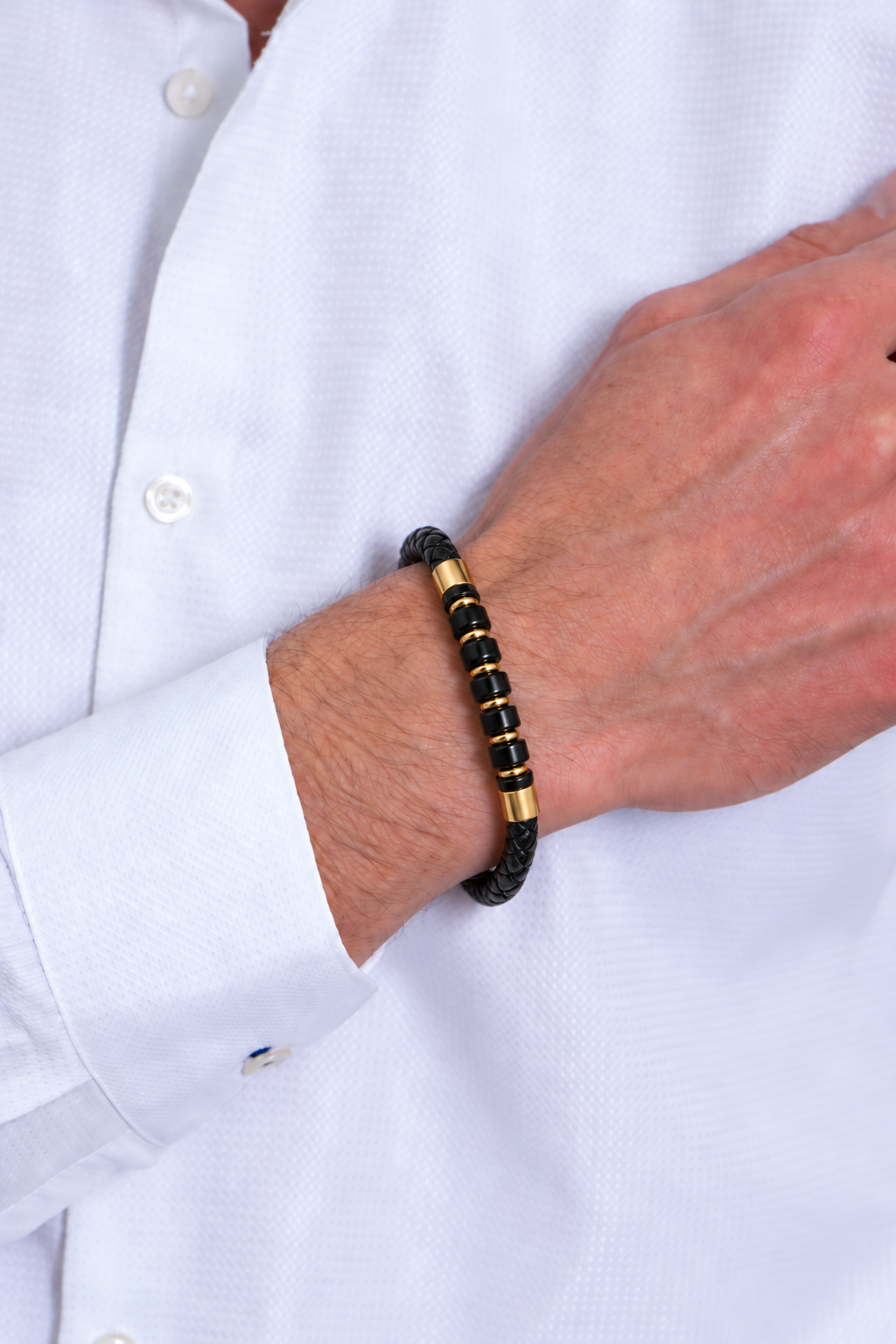 Pulsera Piel y Agata