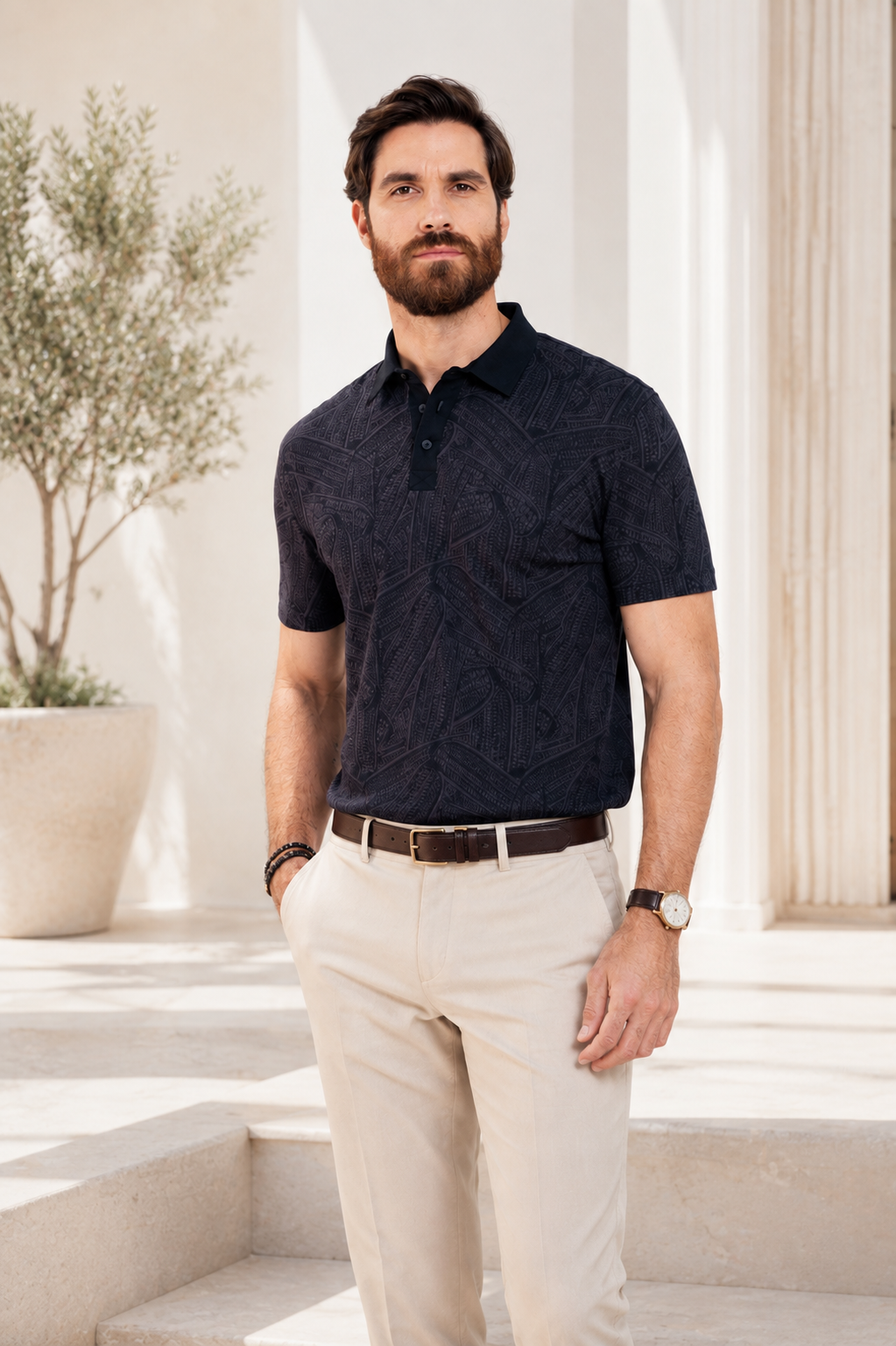 Camisa Polo Kutz  Mazorca Negro