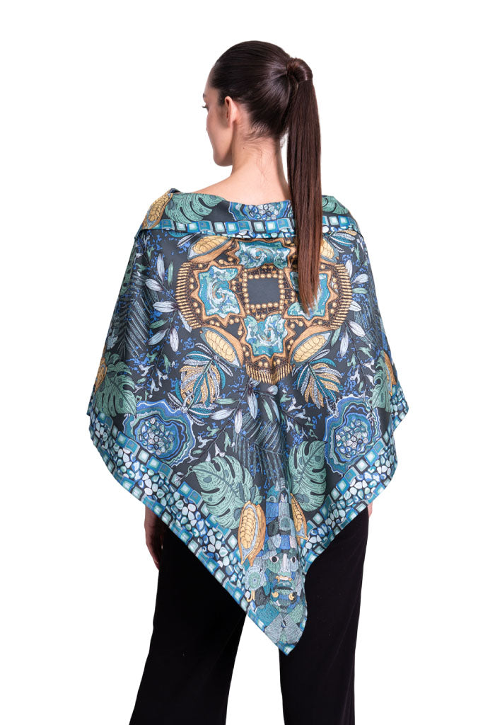 Poncho Máscara de Jade