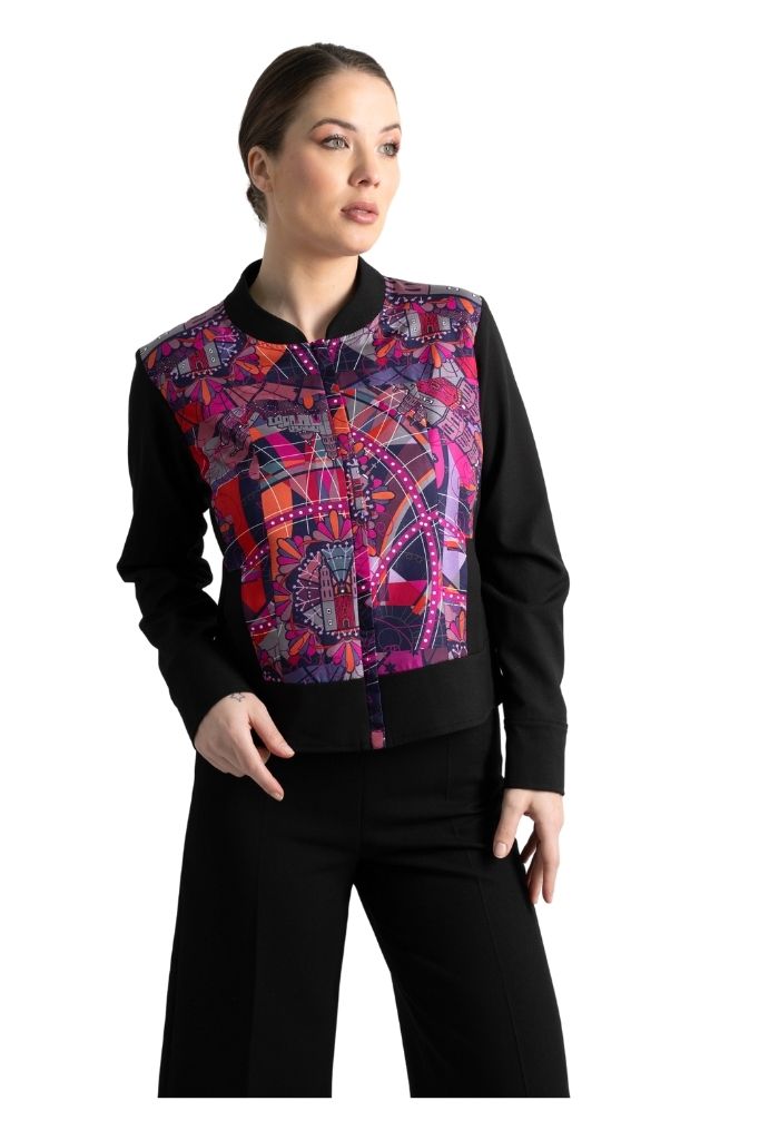 Bomber Okomej Dolores Hidalgo Fucsia