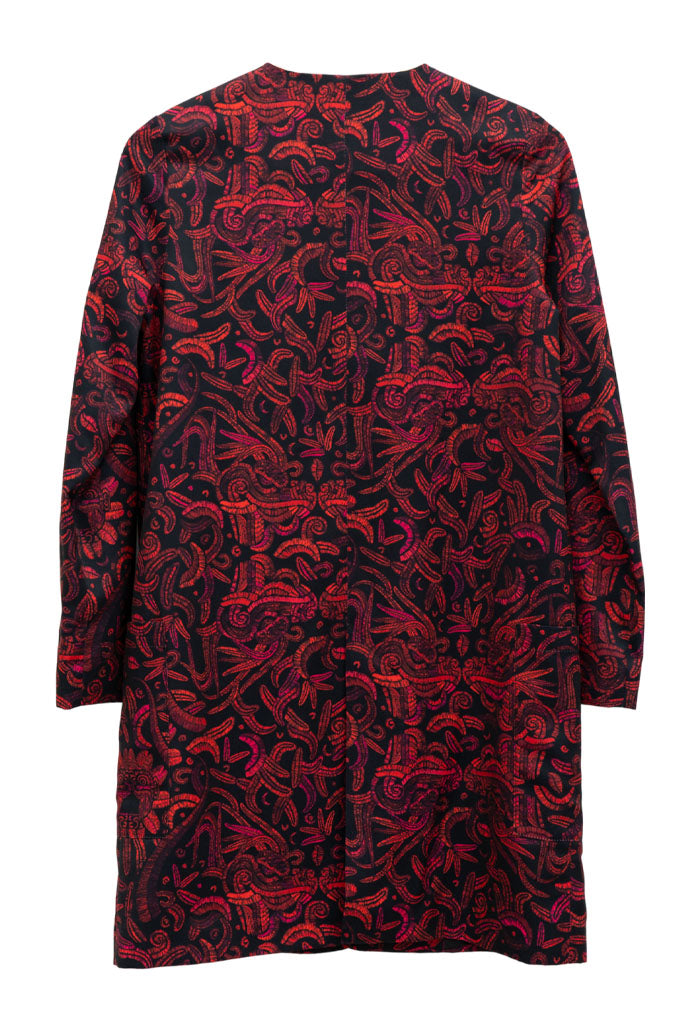 Saco Yaocihuatl Quetzalcóatl Negro/Rojo