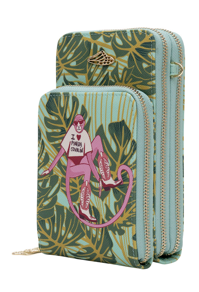 Porta Celular Naab Saffiano Monos Guardianes De La Selva
