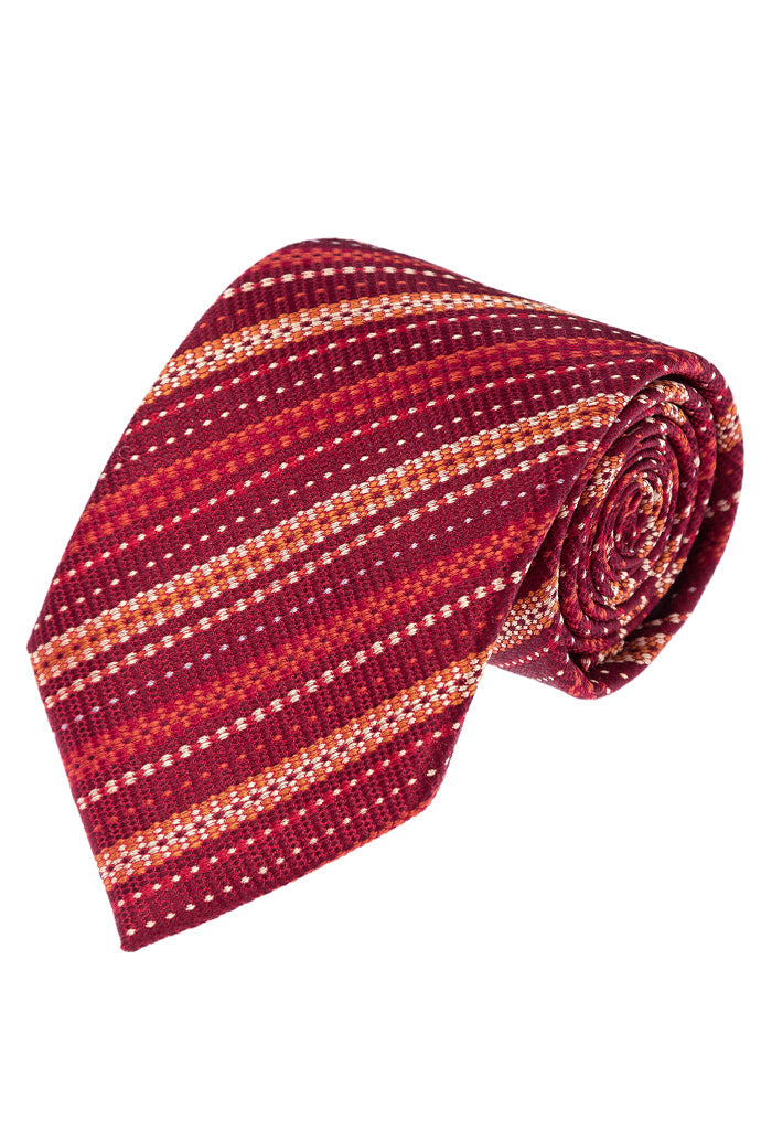 Corbata Jacquard Urdimbre y Trama Líneas