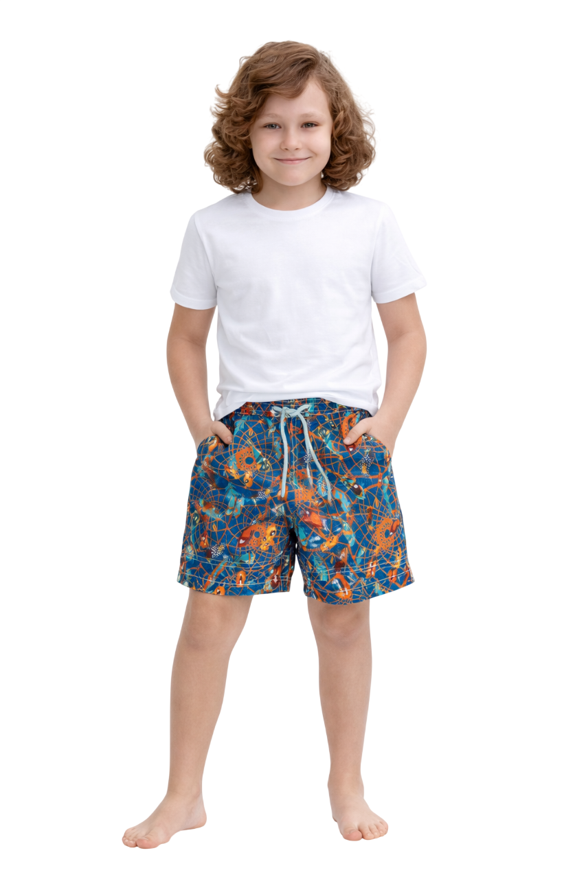 Traje de Baño para Niño Atrapasueños Azul