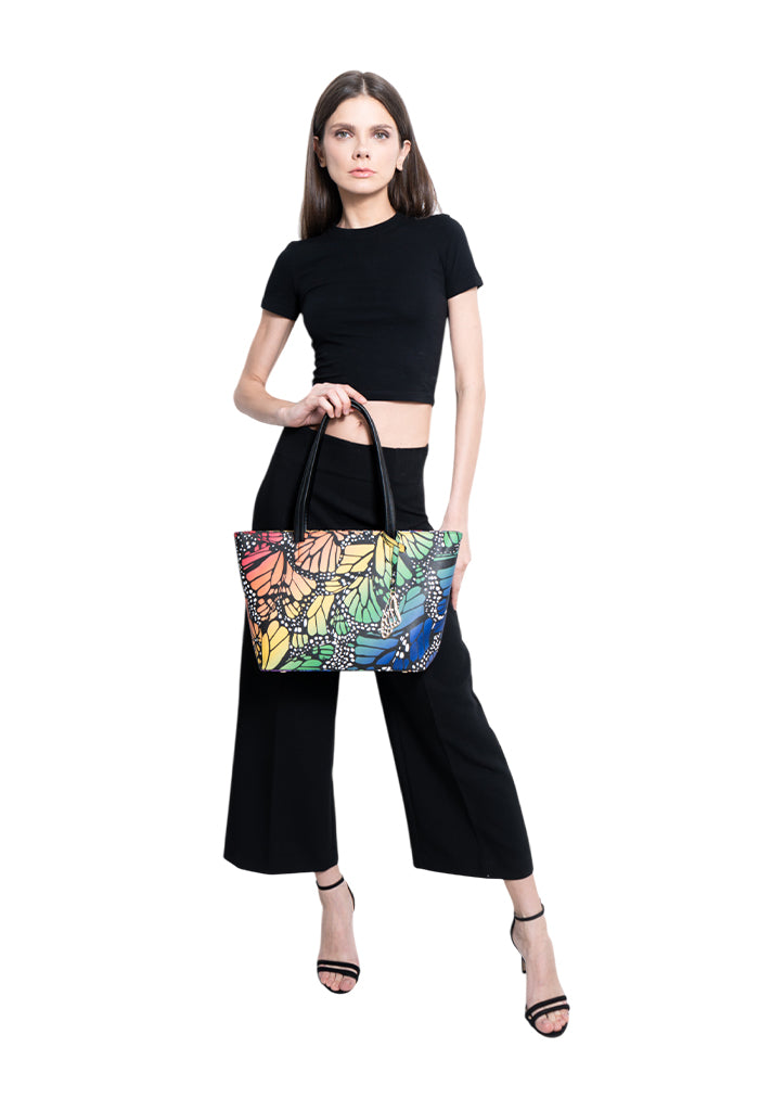 Tote K'iin Saffiano Mariposa Macro Pride Original