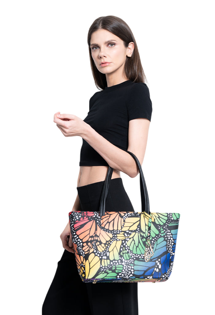 Tote K'iin Saffiano Mariposa Macro Pride Original