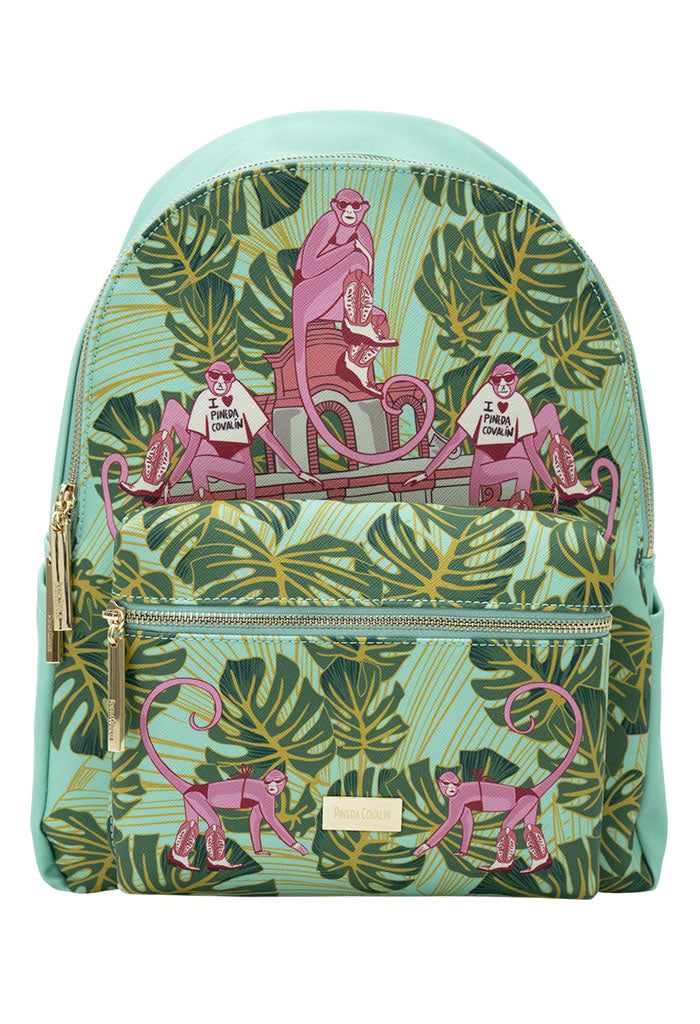 Backpack Nuuk Saffiano Monos Guardianes De La Selva