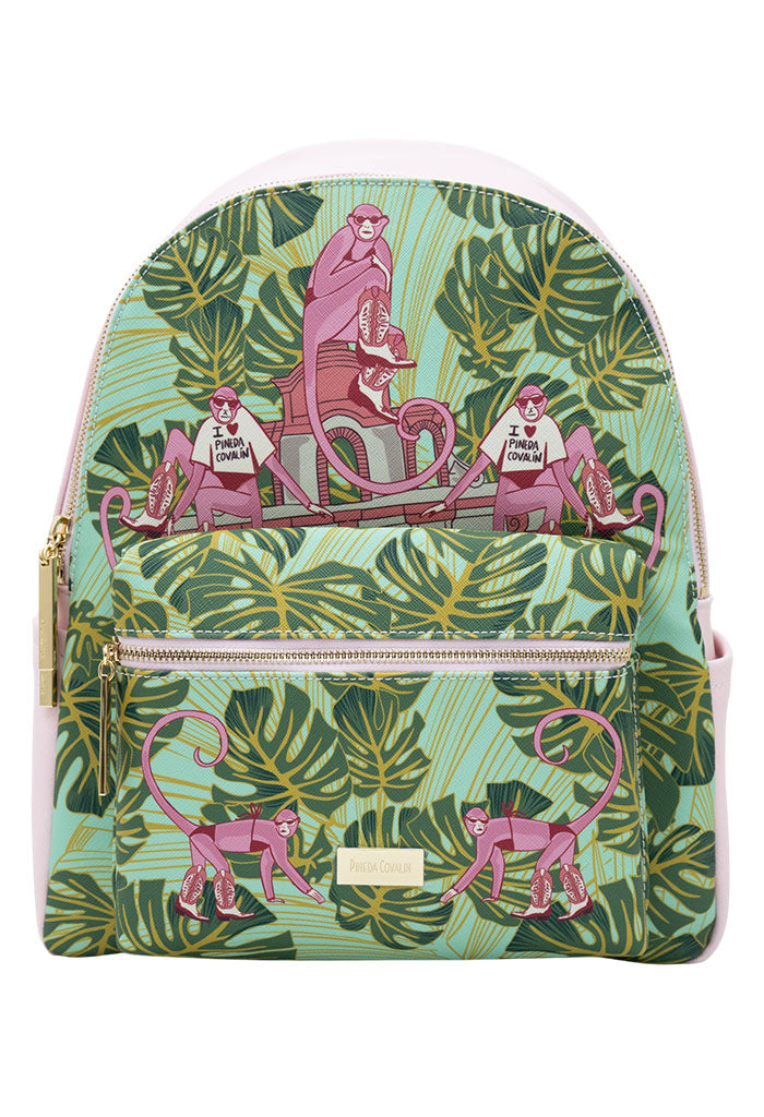 Backpack Nuuk Saffiano Monos Guardianes De La Selva