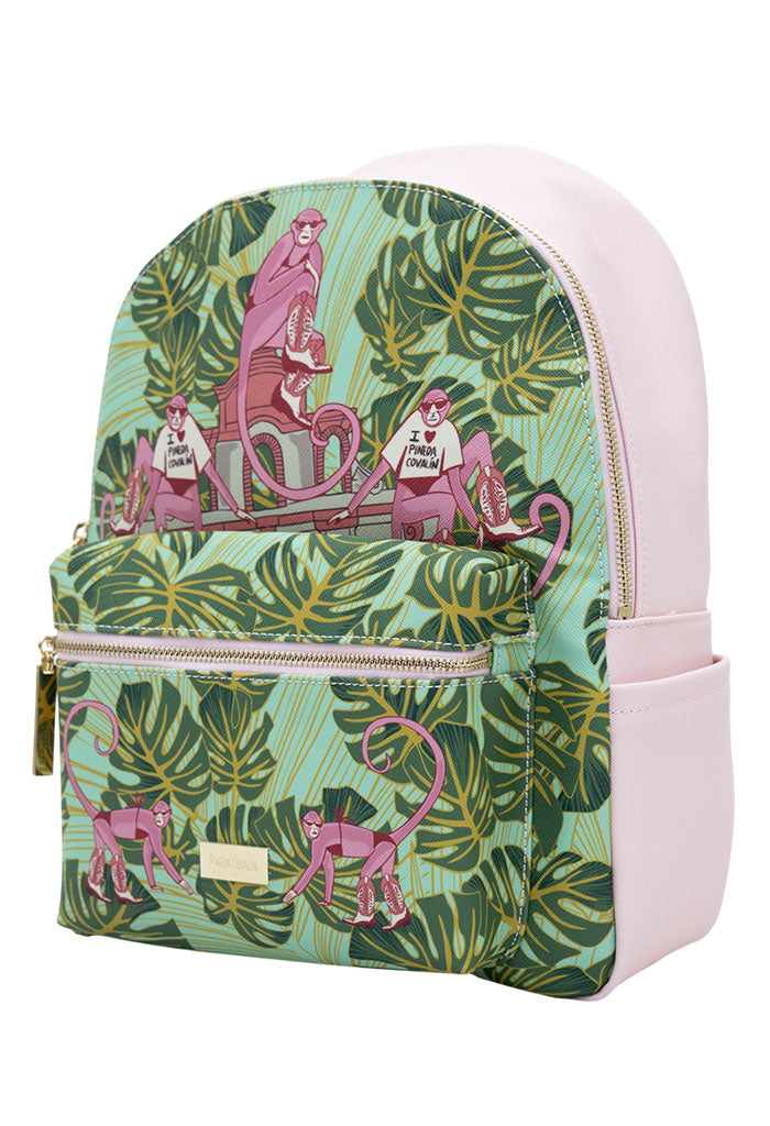 Backpack Nuuk Saffiano Monos Guardianes De La Selva