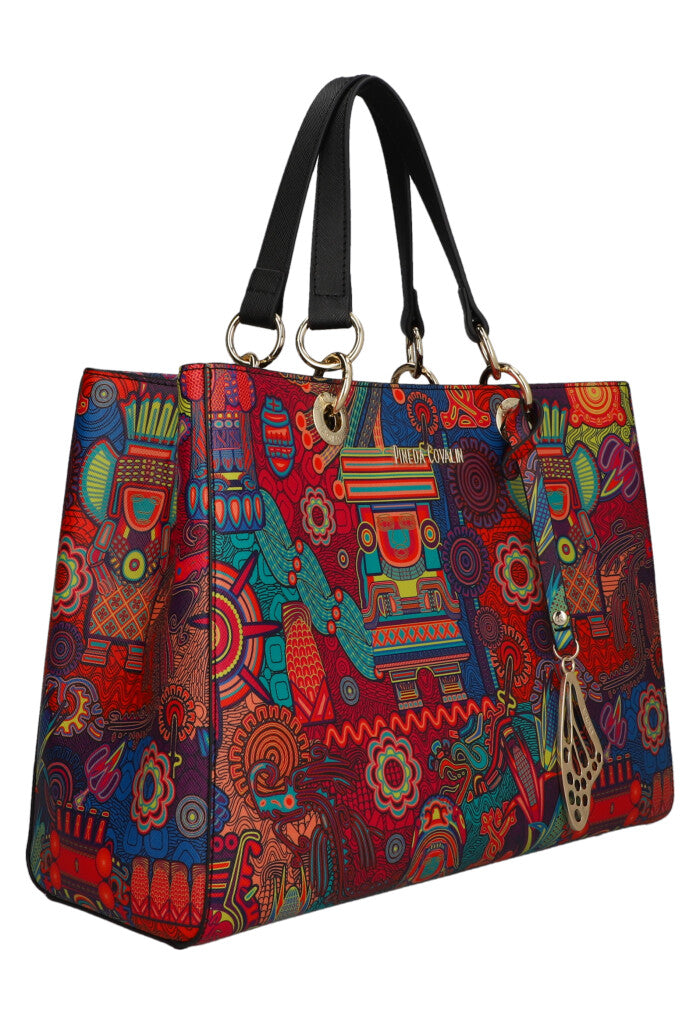 Bolsa Kaxan Saffiano Diosas Mexicas Original