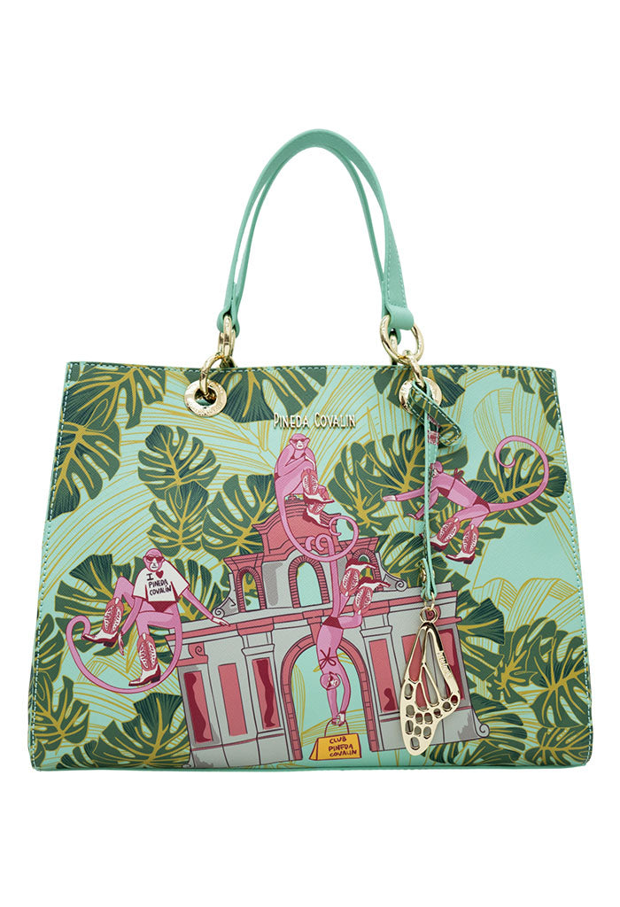 Bolsa Kaxan Saffiano Monos Guardianes De La Selva