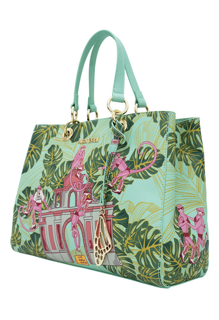 Bolsa Kaxan Saffiano Monos Guardianes De La Selva