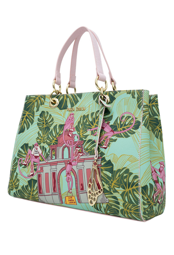 Bolsa Kaxan Saffiano Monos Guardianes De La Selva
