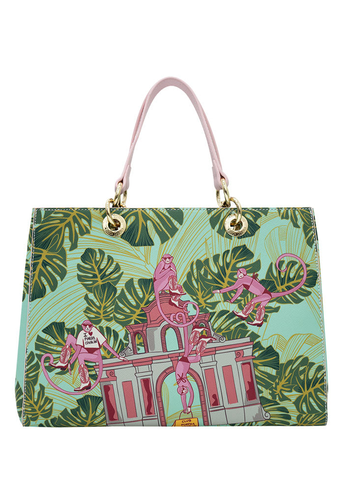 Bolsa Kaxan Saffiano Monos Guardianes De La Selva