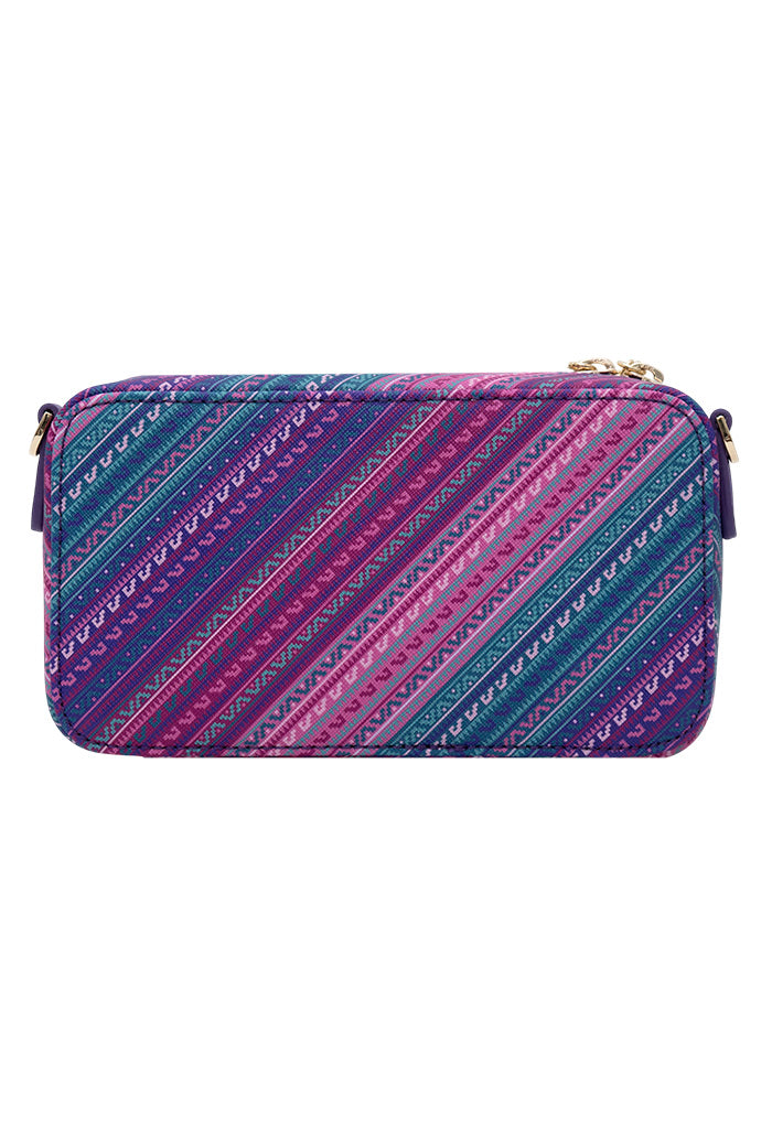 Bolsa Crossbody Utsil Saffiano Grecas Prehispánicas