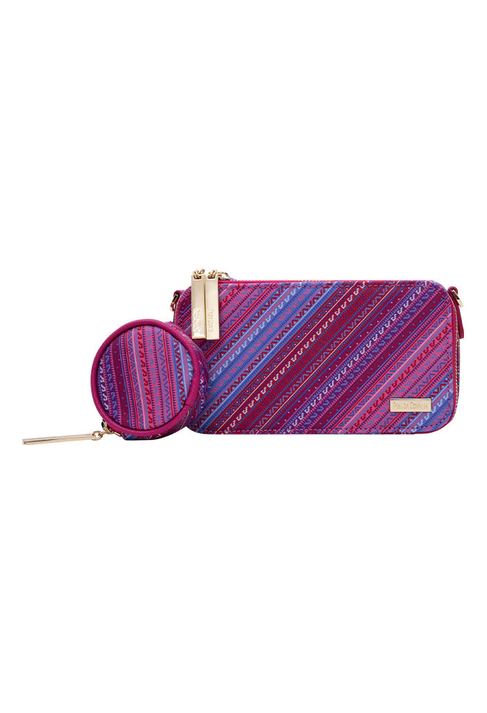 Bolsa Crossbody Utsil Saffiano Grecas Prehispánicas