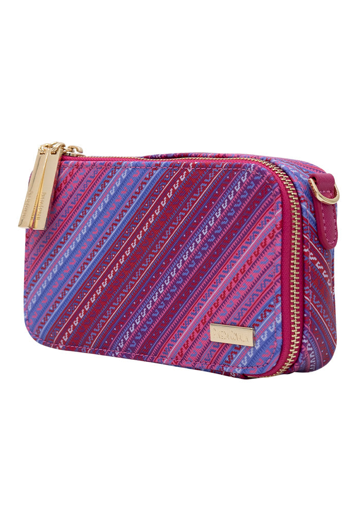 Bolsa Crossbody Utsil Saffiano Grecas Prehispánicas