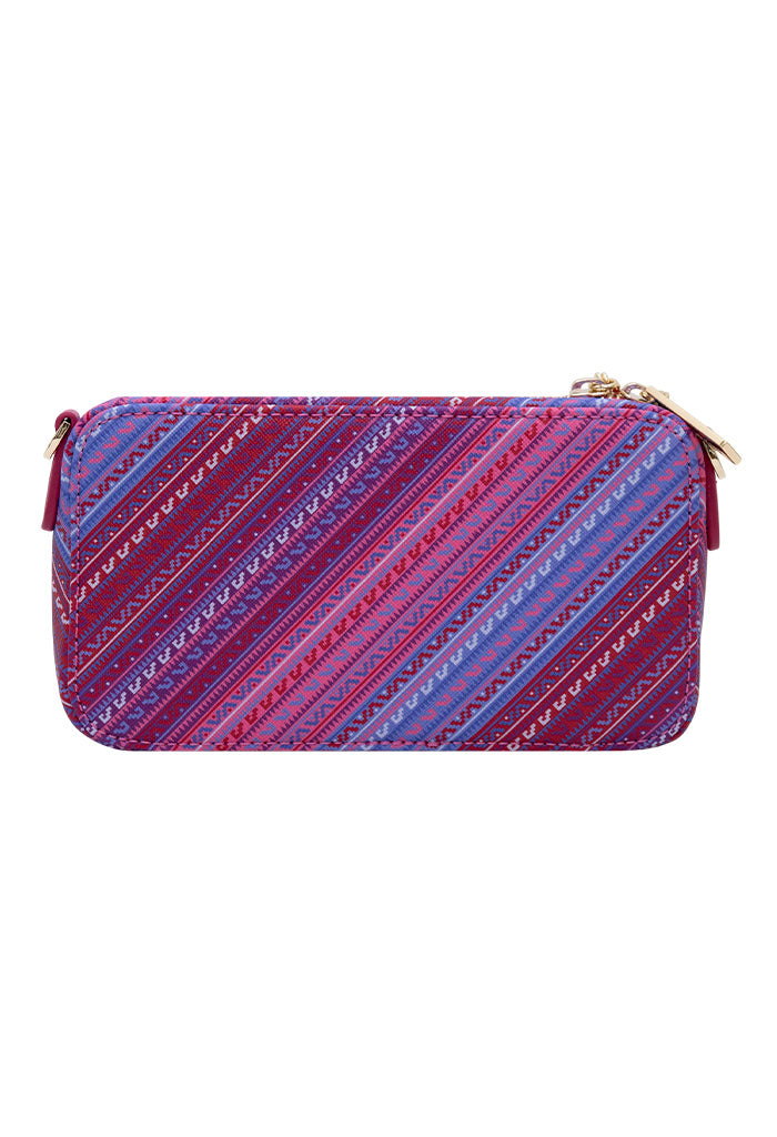 Bolsa Crossbody Utsil Saffiano Grecas Prehispánicas