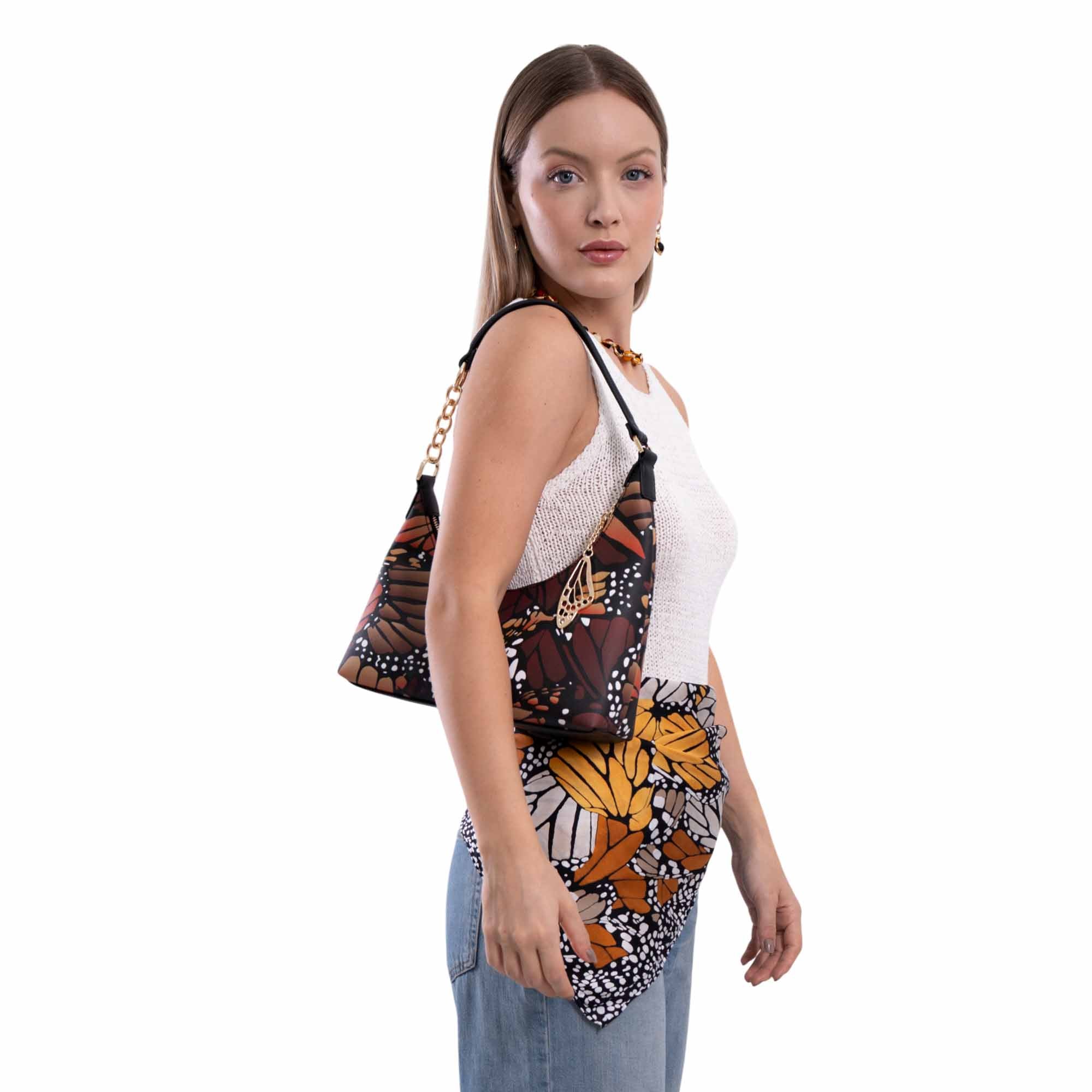 Bolsa Hobo Sáasil Mariposa Macro