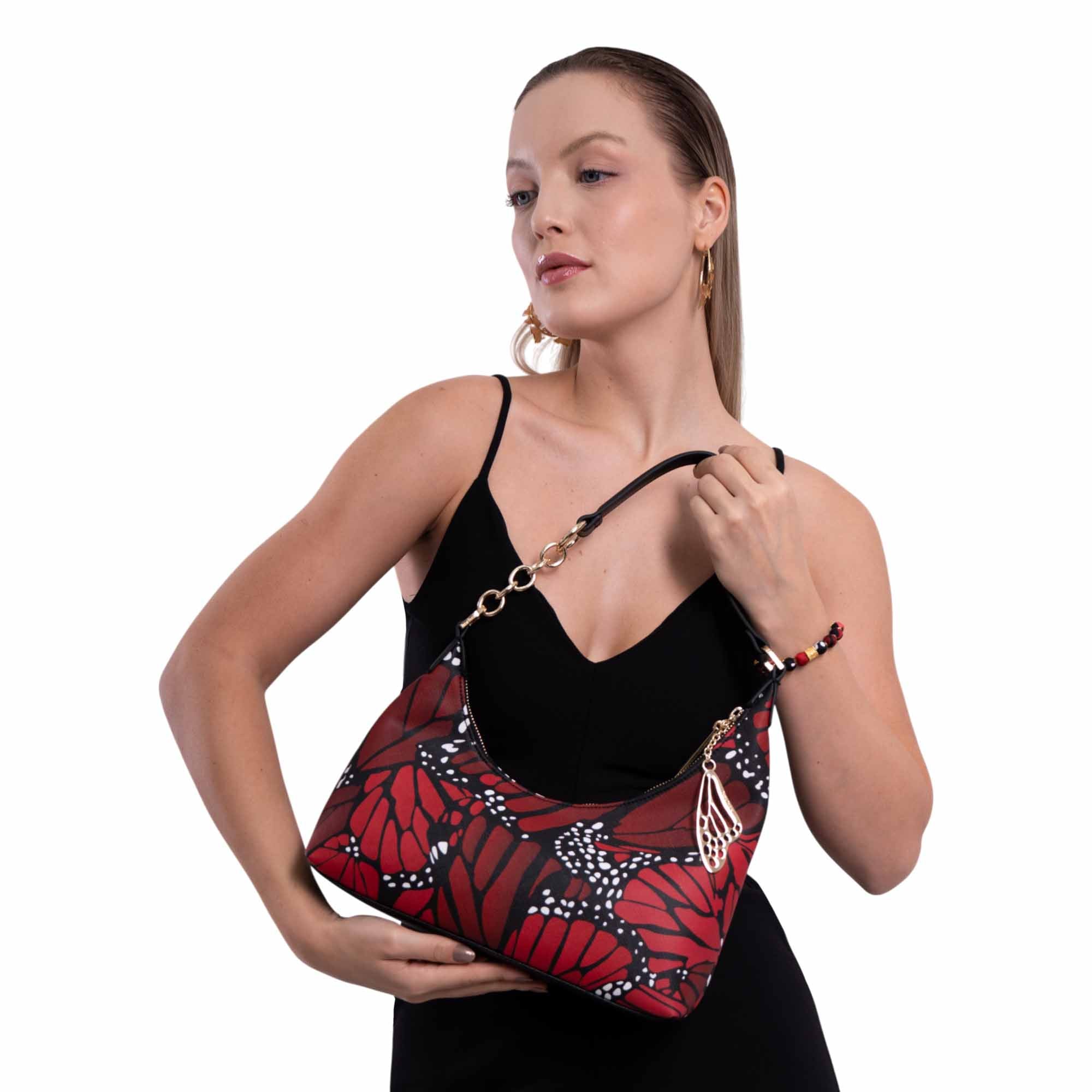 Bolsa Hobo Sáasil Mariposa Macro