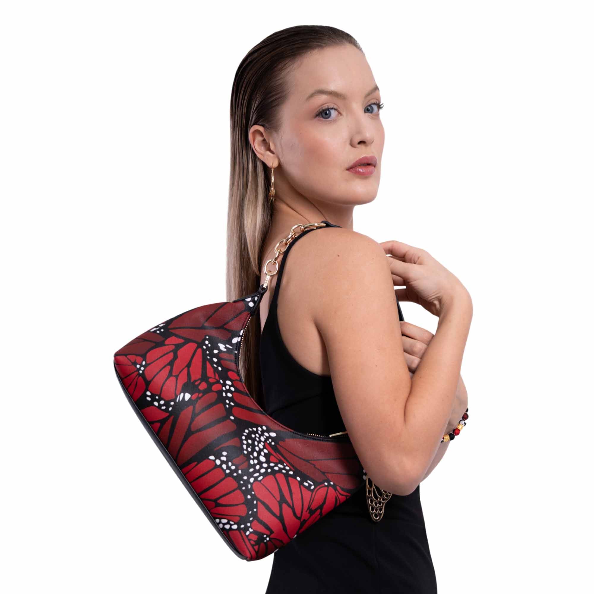 Bolsa Hobo Sáasil Mariposa Macro