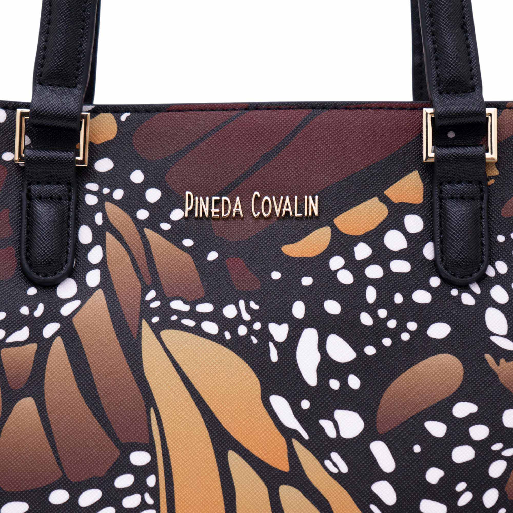 Bolsa Satchel Kan Ek’ Saffiano Mariposa Macro