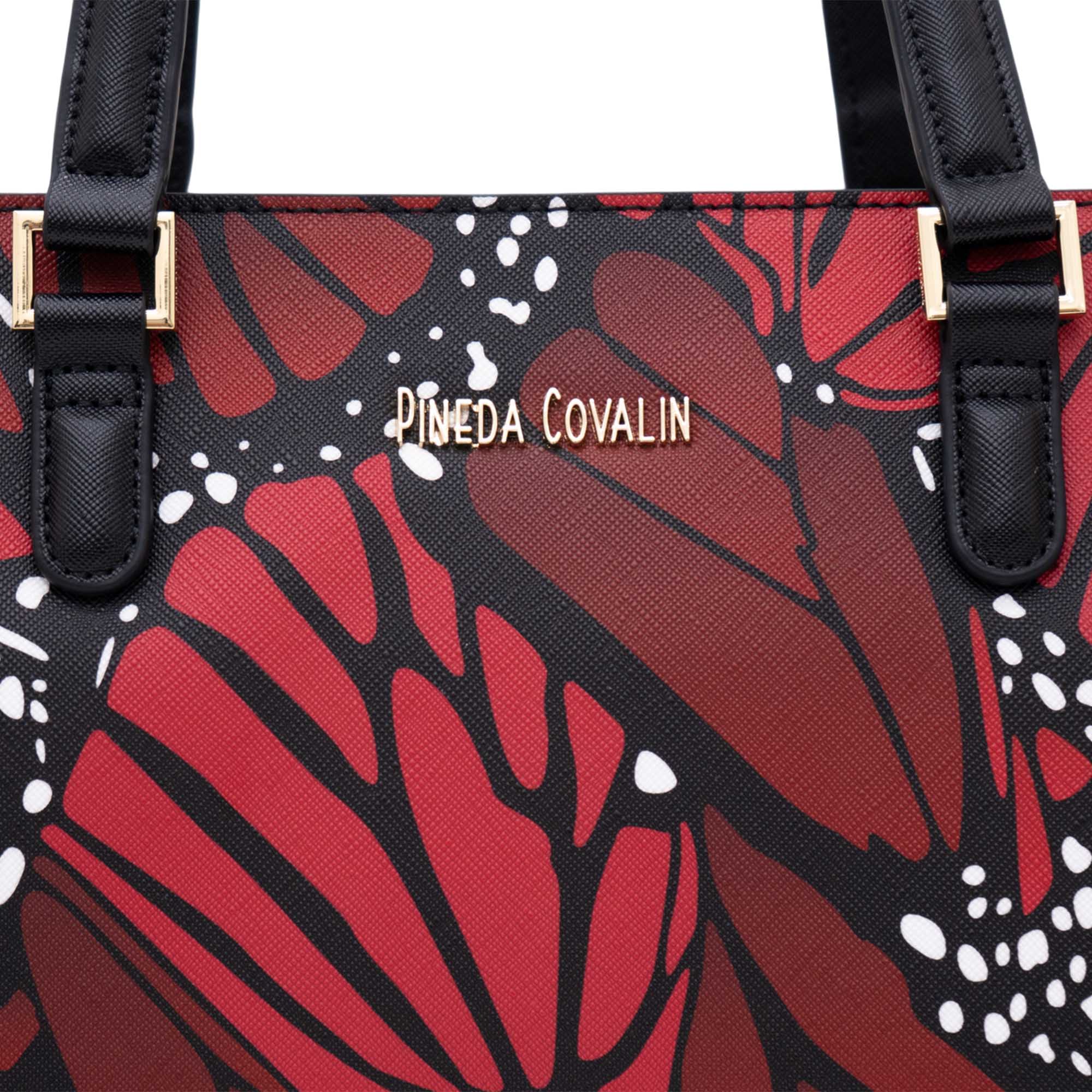 Bolsa Satchel Kan Ek’ Saffiano Mariposa Macro