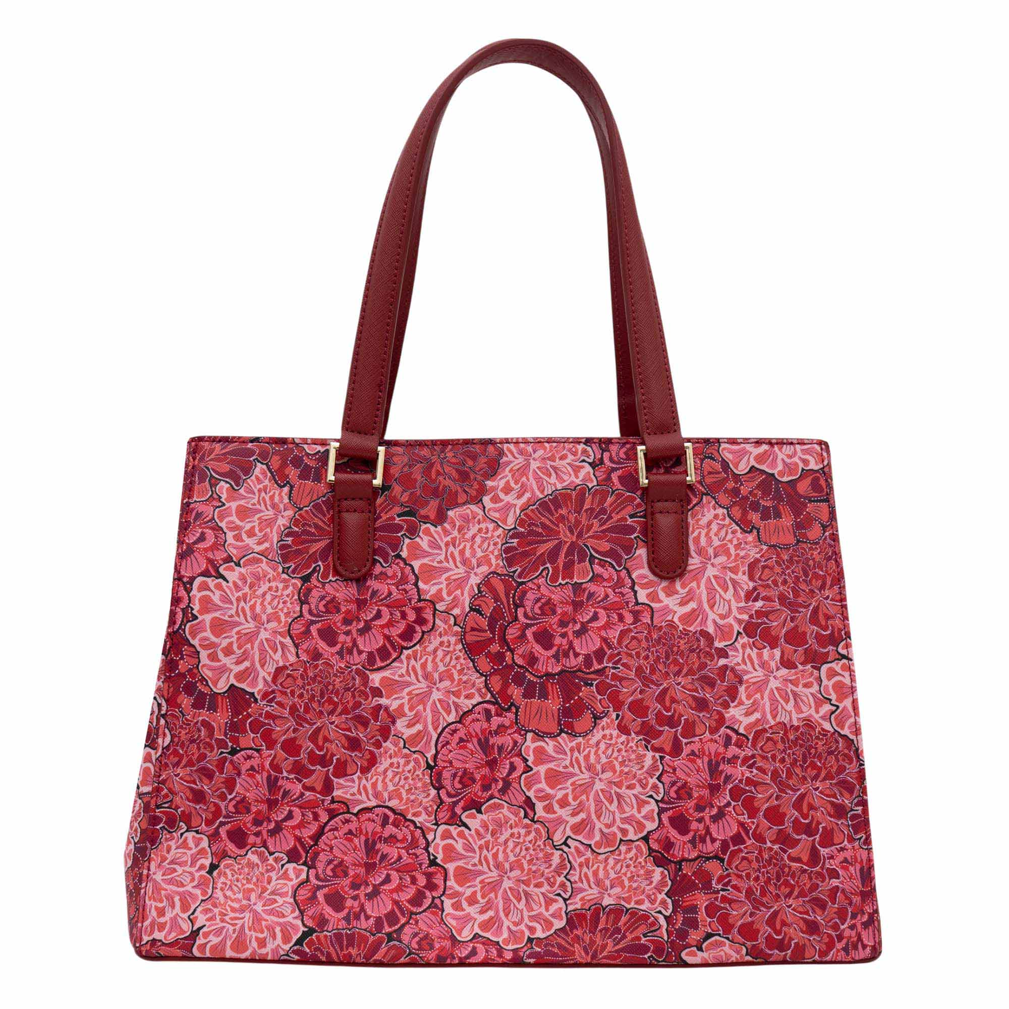 Bolsa Satchel Kan Ek’ Saffiano Cempasúchil Ofrenda