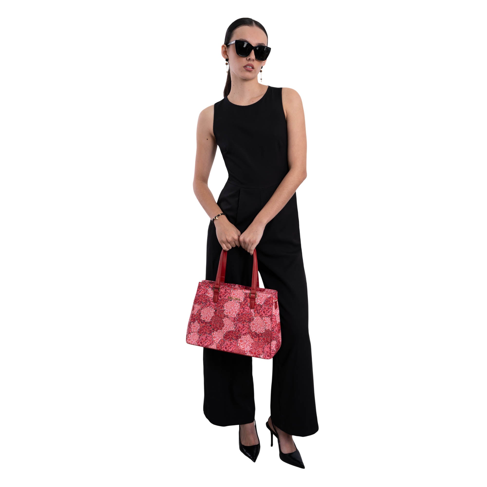 Bolsa Satchel Kan Ek’ Saffiano Cempasúchil Ofrenda