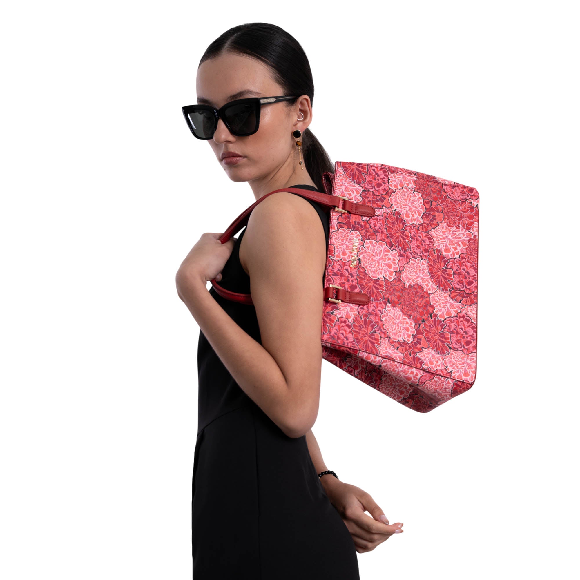 Bolsa Satchel Kan Ek’ Saffiano Cempasúchil Ofrenda