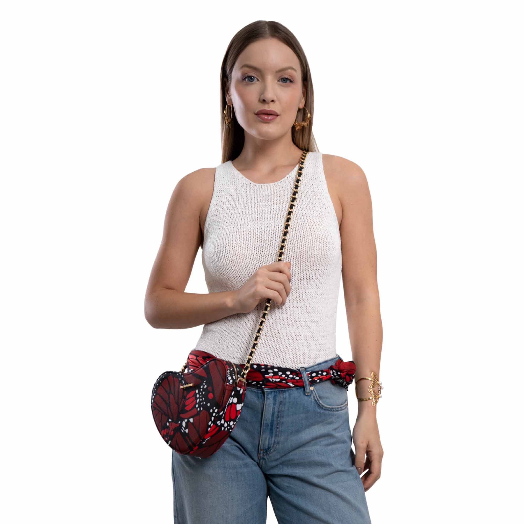 Bolsa Crossbody  Yatzil Mariposa Macro