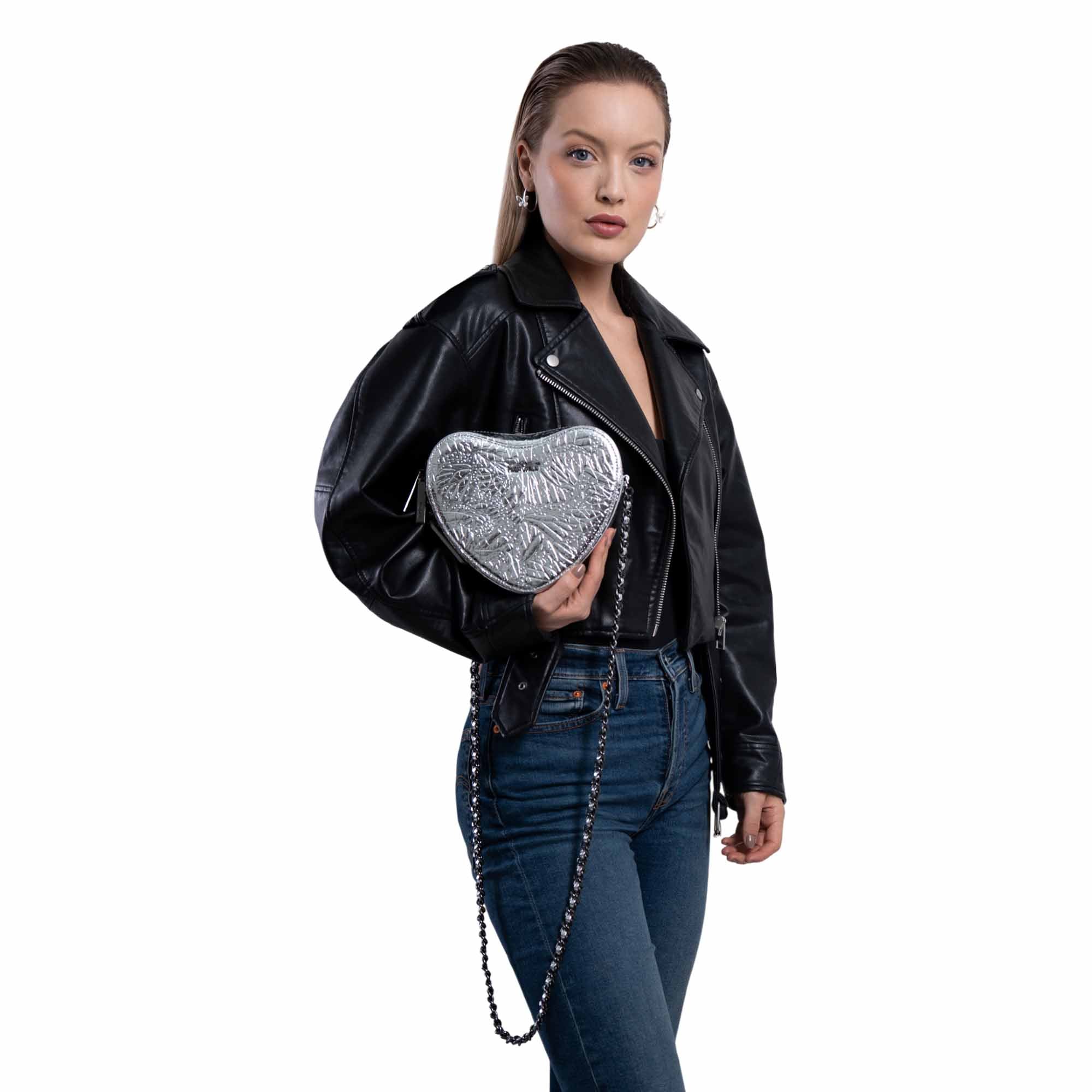 Bolsa Crossbody Yatzil Grabado Mariposa Monarca