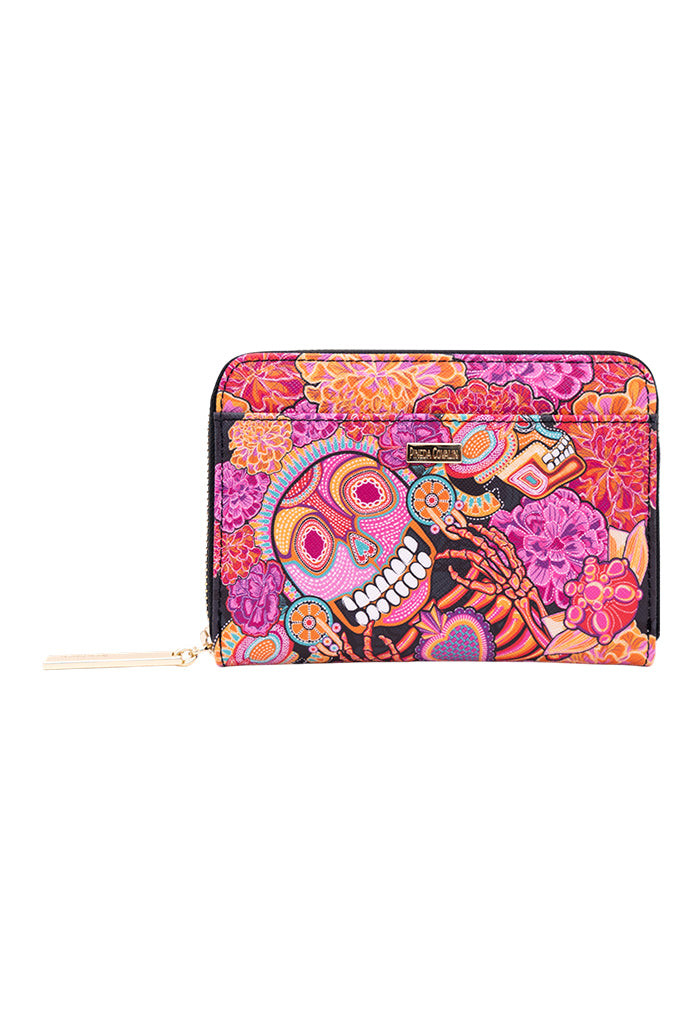 Cartera Mediana Saffiano  Dia de Muertos Catrina