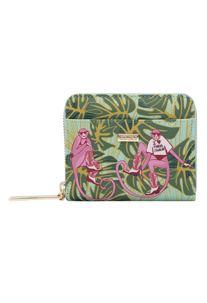 Cartera Chica  Saffiano Monos Guardianes De La Selva