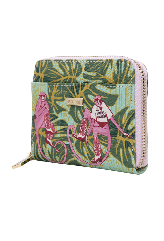 Cartera Chica  Saffiano Monos Guardianes De La Selva