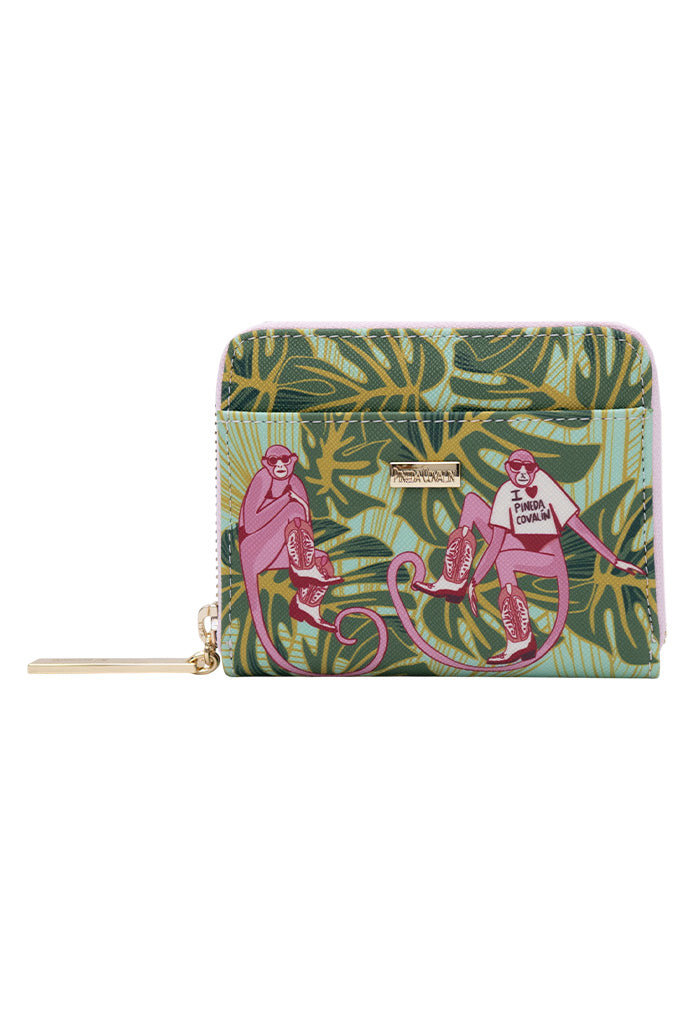 Cartera Chica  Saffiano Monos Guardianes De La Selva