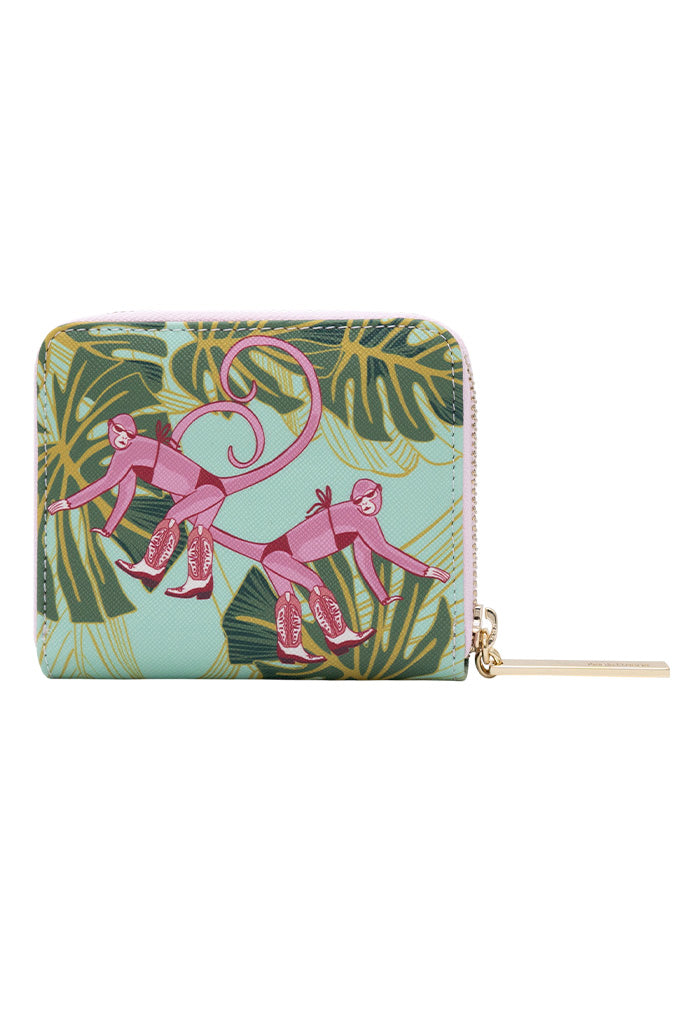 Cartera Chica  Saffiano Monos Guardianes De La Selva