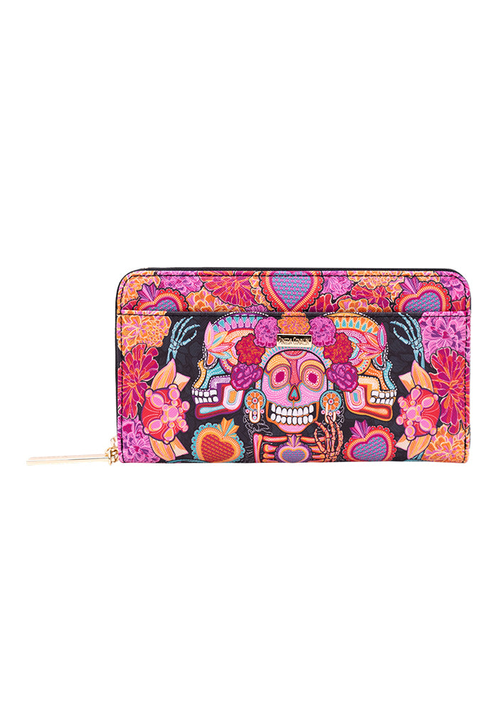 Cartera Grande Saffiano  Dia de Muertos Catrina