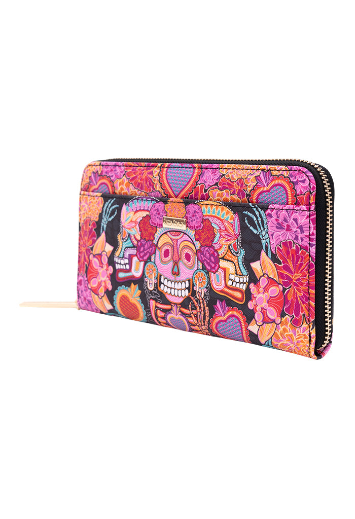 Cartera Grande Saffiano  Dia de Muertos Catrina