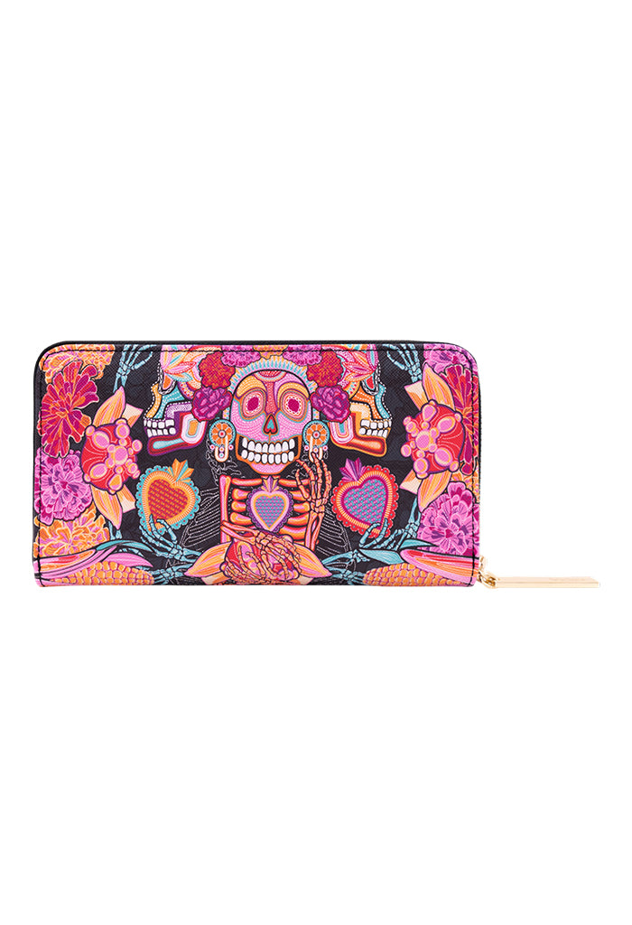 Cartera Grande Saffiano  Dia de Muertos Catrina