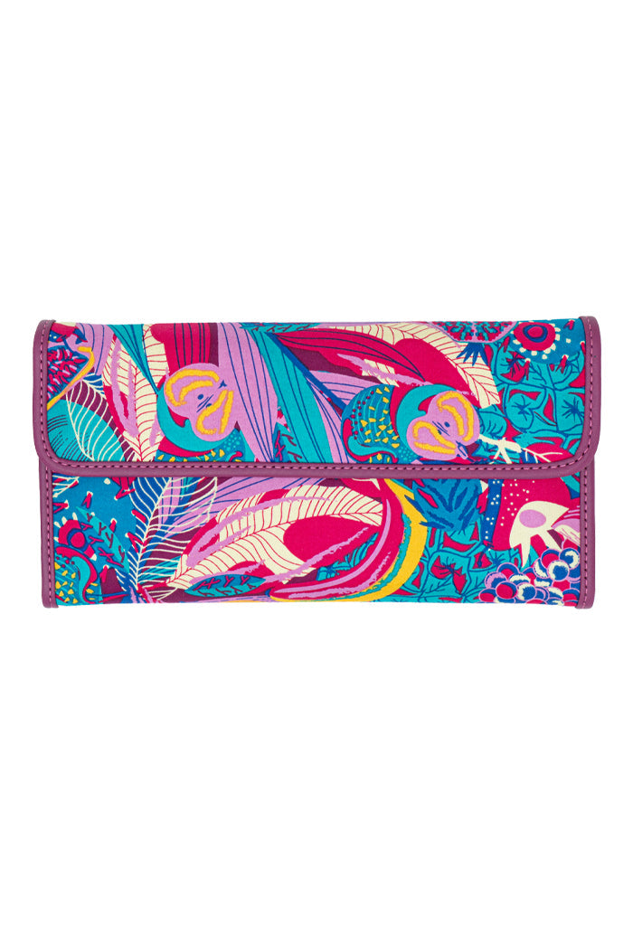 Cartera Bolsillo Uva Fruta Mexicana Fucsia