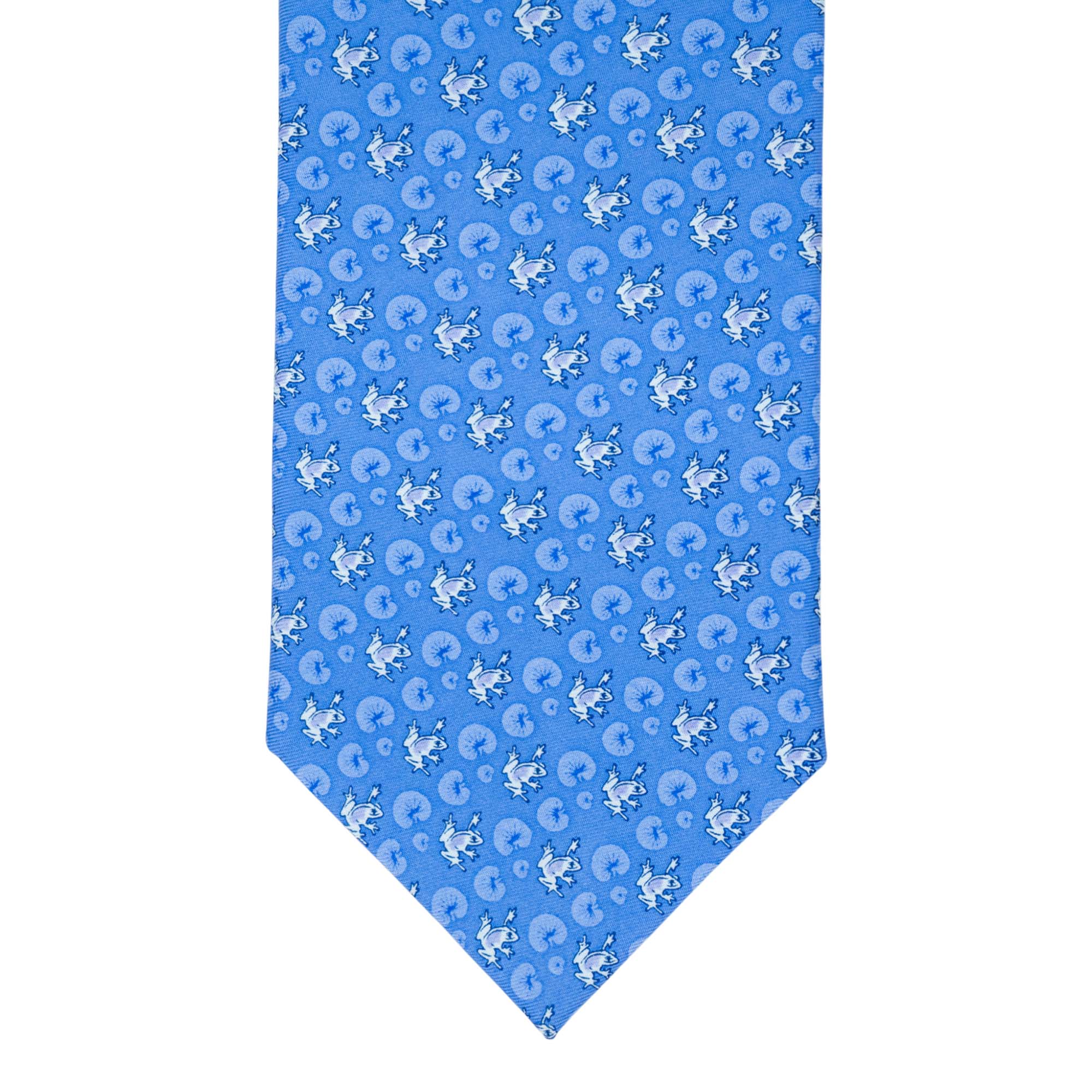 Corbata Rana y Nenufares