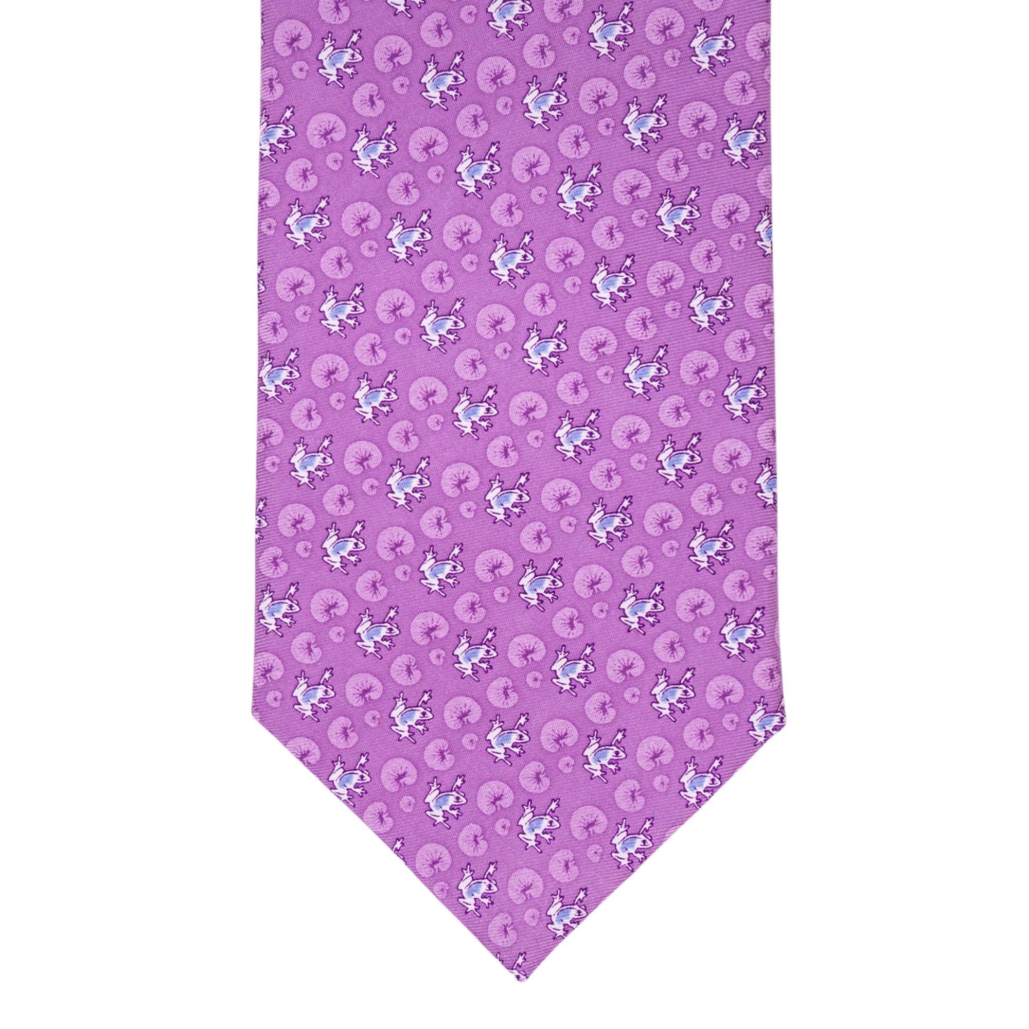 Corbata Rana y Nenufares