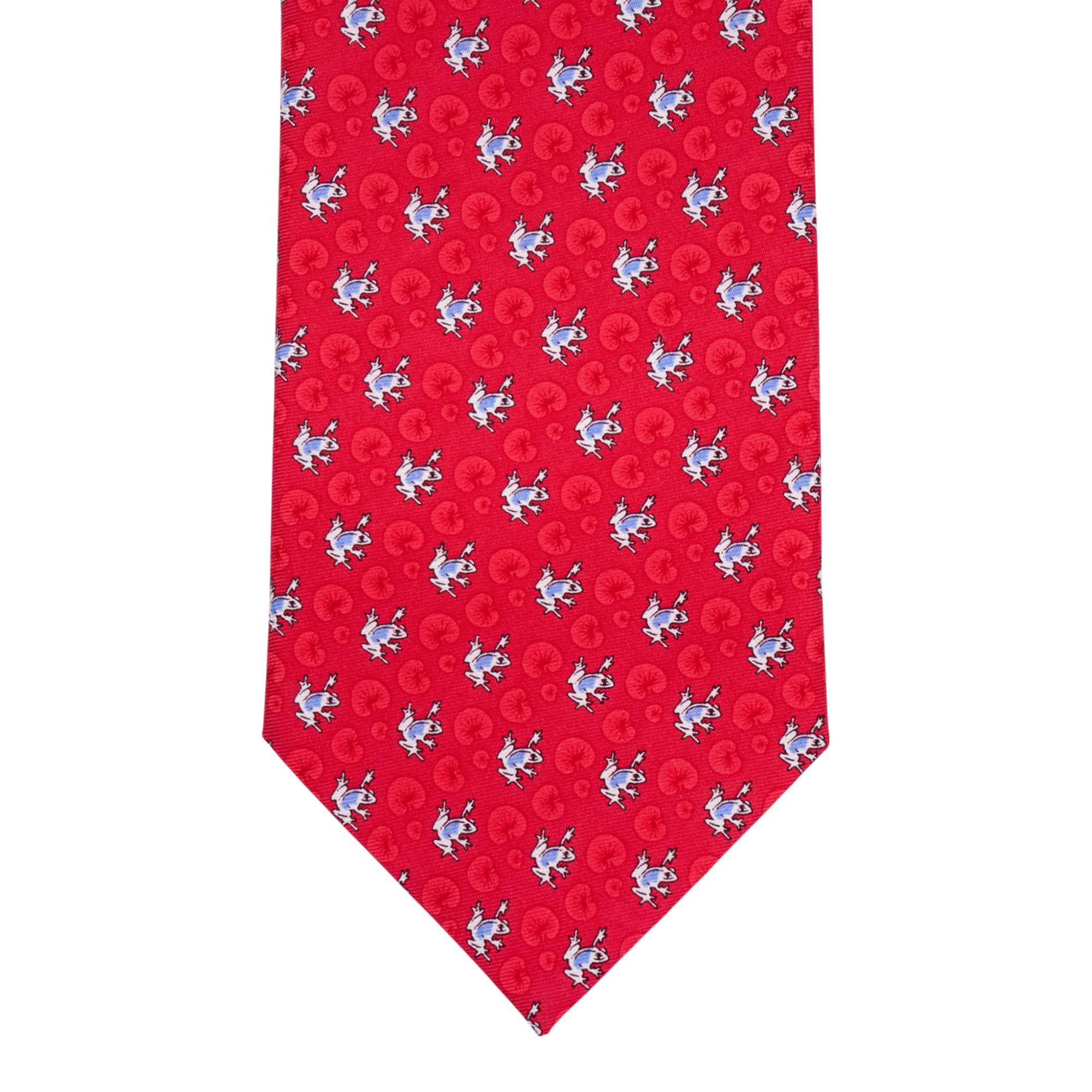 Corbata Rana y Nenufares